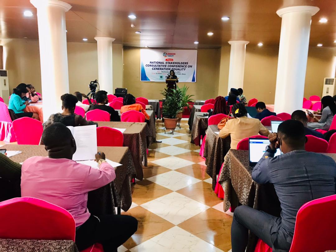 cross section of participants including representatives of ministries, relevant agencies, youth-focused CSOs and media.
